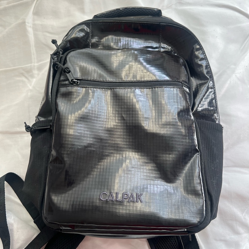 Calpak Glossy Black Men's Backpack.
Used 2X, in great condition - Picture 2 of 5
